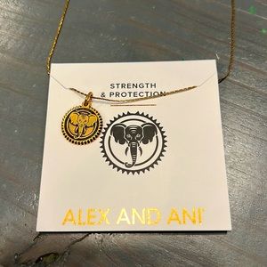 Alex and Ani Elephant Necklace